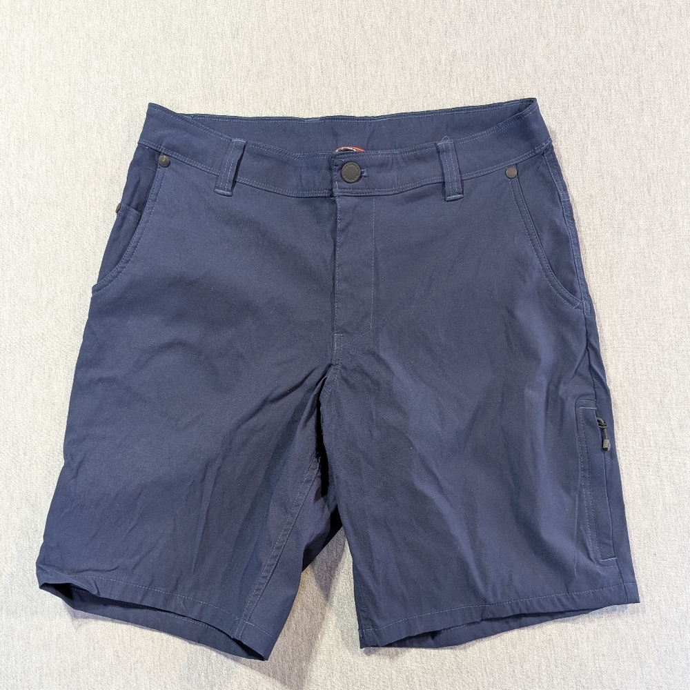 Merrell Nylon Outdoor Golf Shorts Men's 30 Navy Blue
